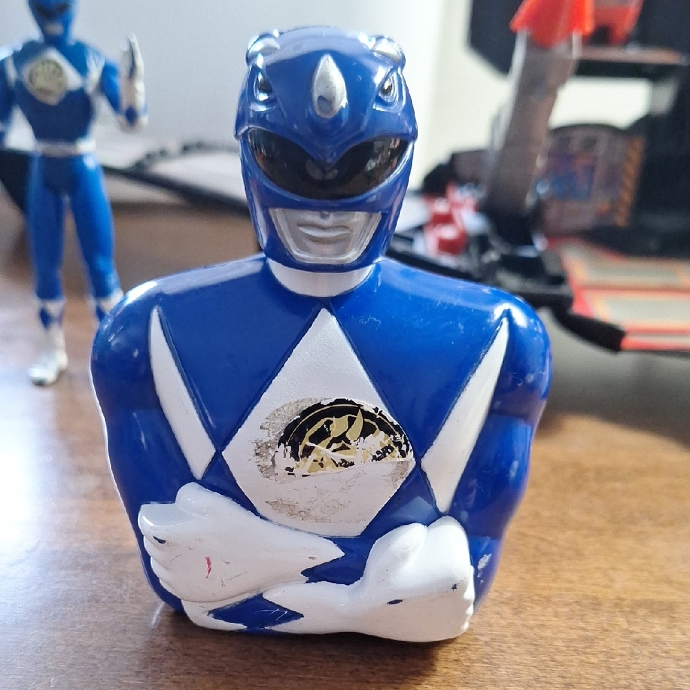 Billy Blue Action Figure Coin Bank